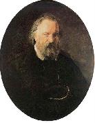 Nikolai Ge Alexander Herzen oil on canvas